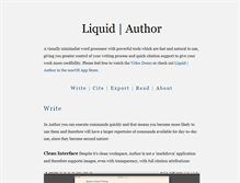 Tablet Screenshot of liquid.info